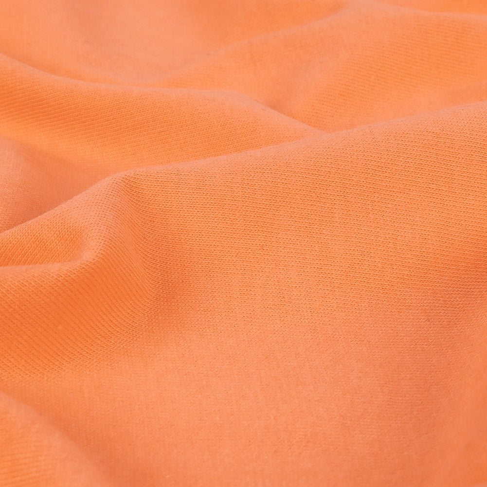 Tubular Cotton Jersey - Canteloupe Detail Tubular Cotton Jersey - Canteloupe Detail