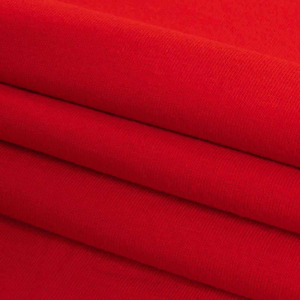 Tubular Cotton Jersey - True Red Folded Tubular Cotton Jersey - True Red Folded