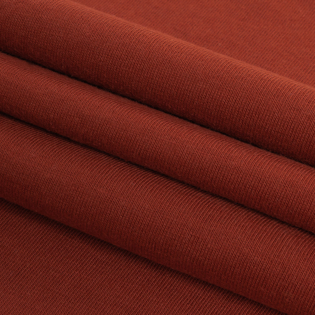 Tubular Cotton Jersey - Rust Folded Tubular Cotton Jersey - Rust Folded