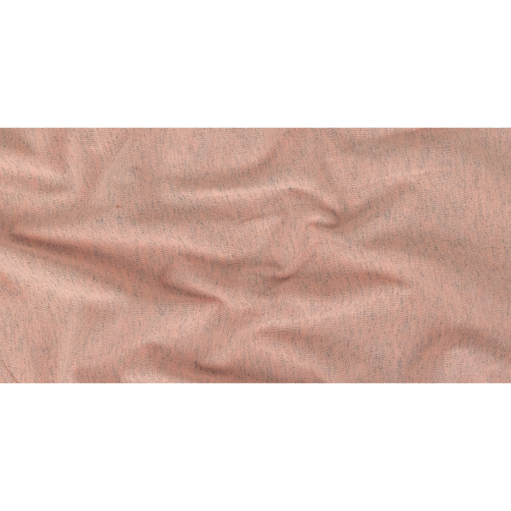 Heathered Rose Quartz and Gray Tubular Cotton Jersey Full Heathered Rose Quartz and Gray Tubular Cotton Jersey Full