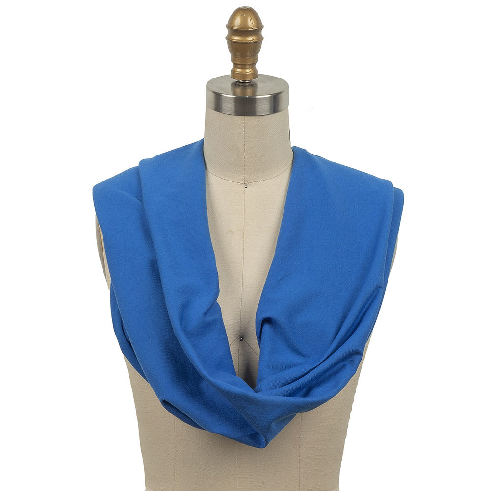 Dazzling Blue Tubular Cotton Jersey Dazzling Blue Tubular Cotton Jersey