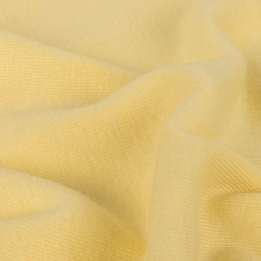 Cotton Tubular 1x1 Rib Knit - Lemonade Detail Cotton Tubular 1x1 Rib Knit - Lemonade Detail