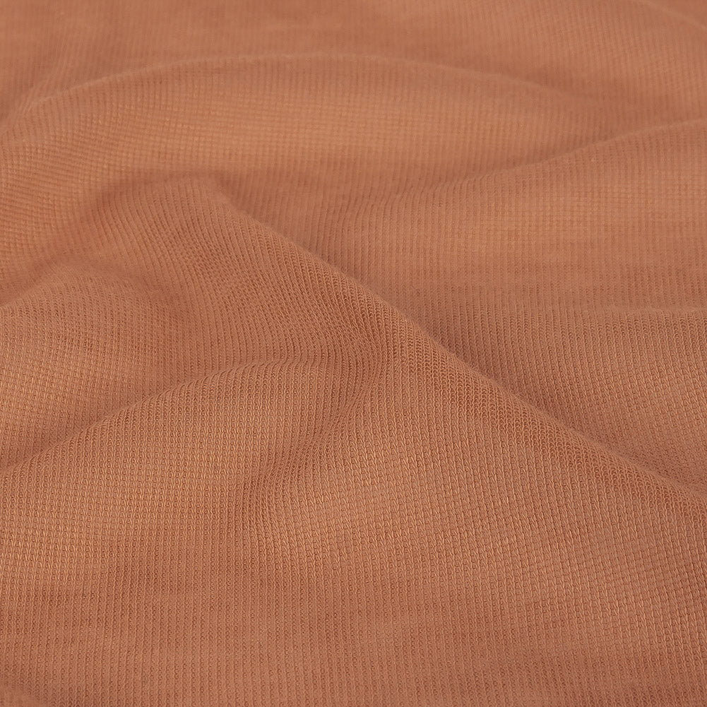 Italian Sandstone Lightweight Cotton Rib Knit Detail Italian Sandstone Lightweight Cotton Rib Knit Detail