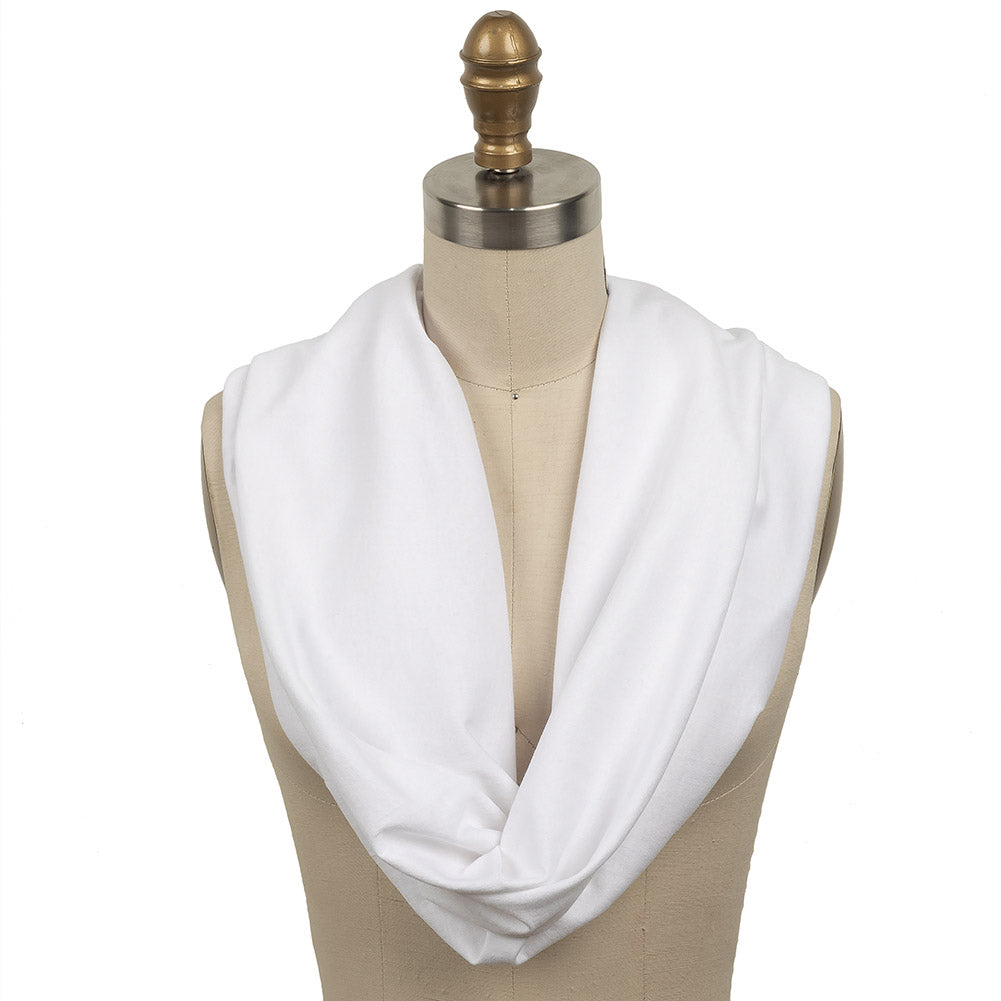 White Tubular Cotton Jersey White Tubular Cotton Jersey