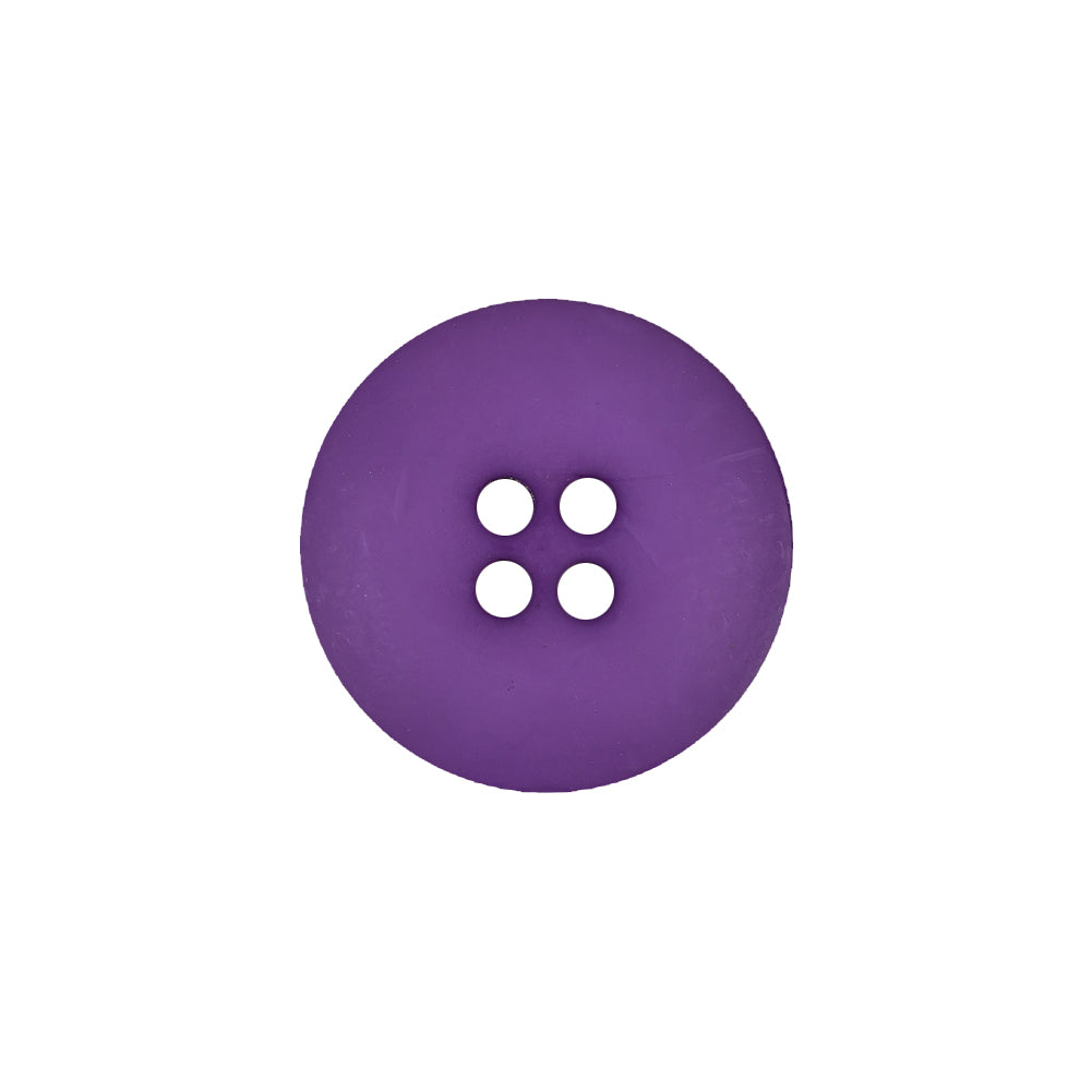 Italian Viola Narrow Rimmed 4-Hole Plastic Button - 30L/19mm Detail Italian Viola Narrow Rimmed 4-Hole Plastic Button - 30L/19mm Detail