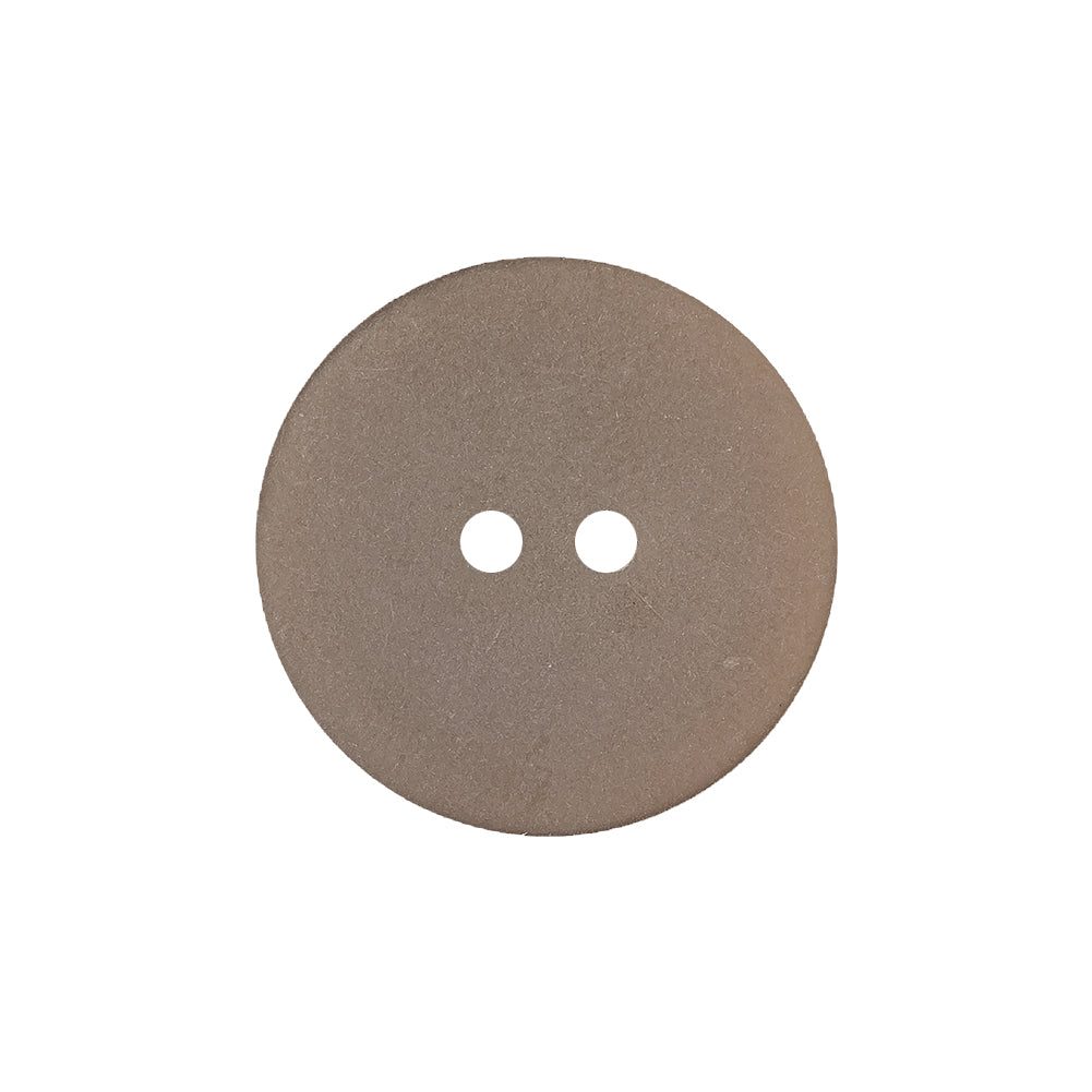 Opal Gray Matte Low Convex 2-Hole Plastic Button - 36L/23mm Detail Opal Gray Matte Low Convex 2-Hole Plastic Button - 36L/23mm Detail
