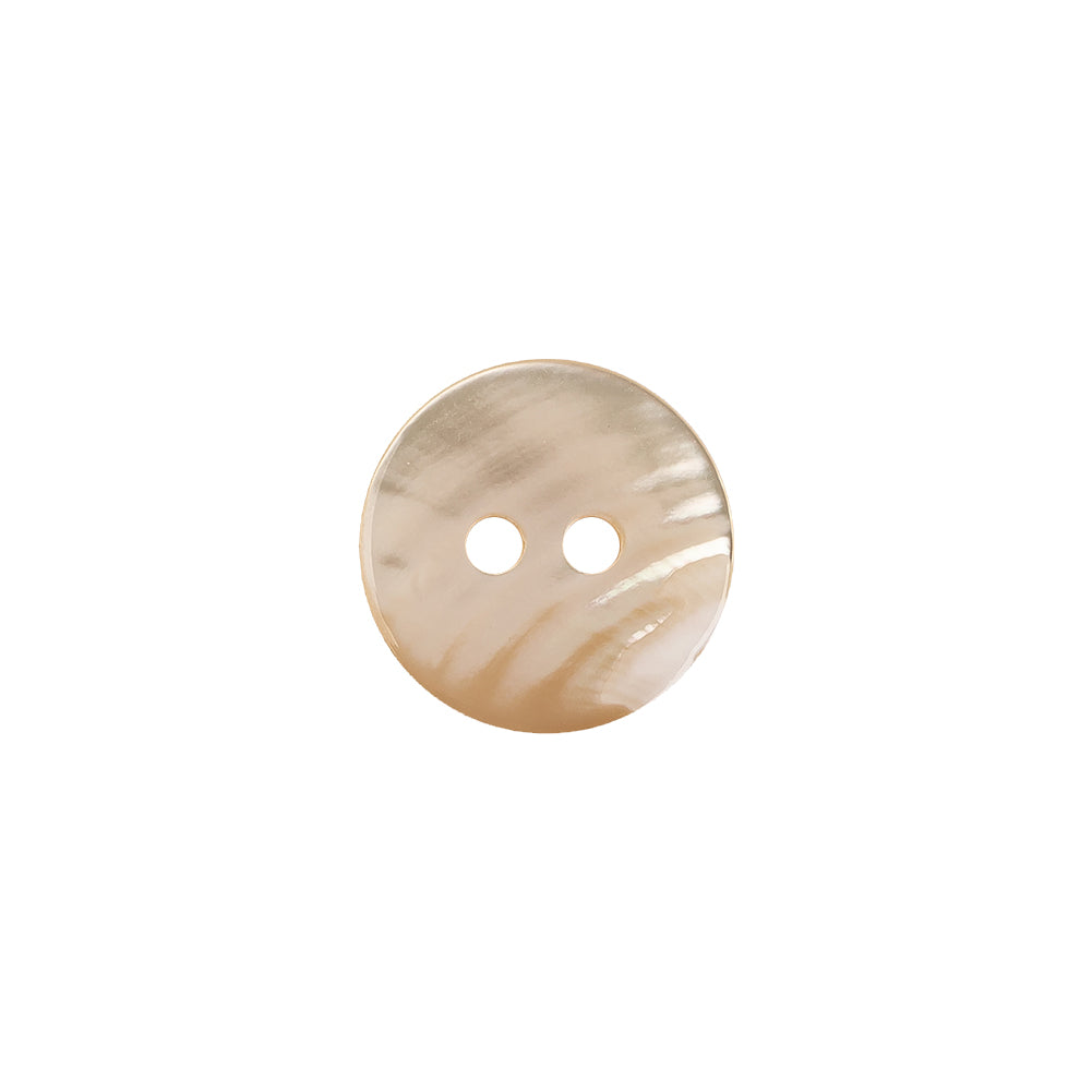 Winter Wheat Iridescent 2-Hole Glass Blouse Button - 20L/12.5mm Detail Winter Wheat Iridescent 2-Hole Glass Blouse Button - 20L/12.5mm Detail