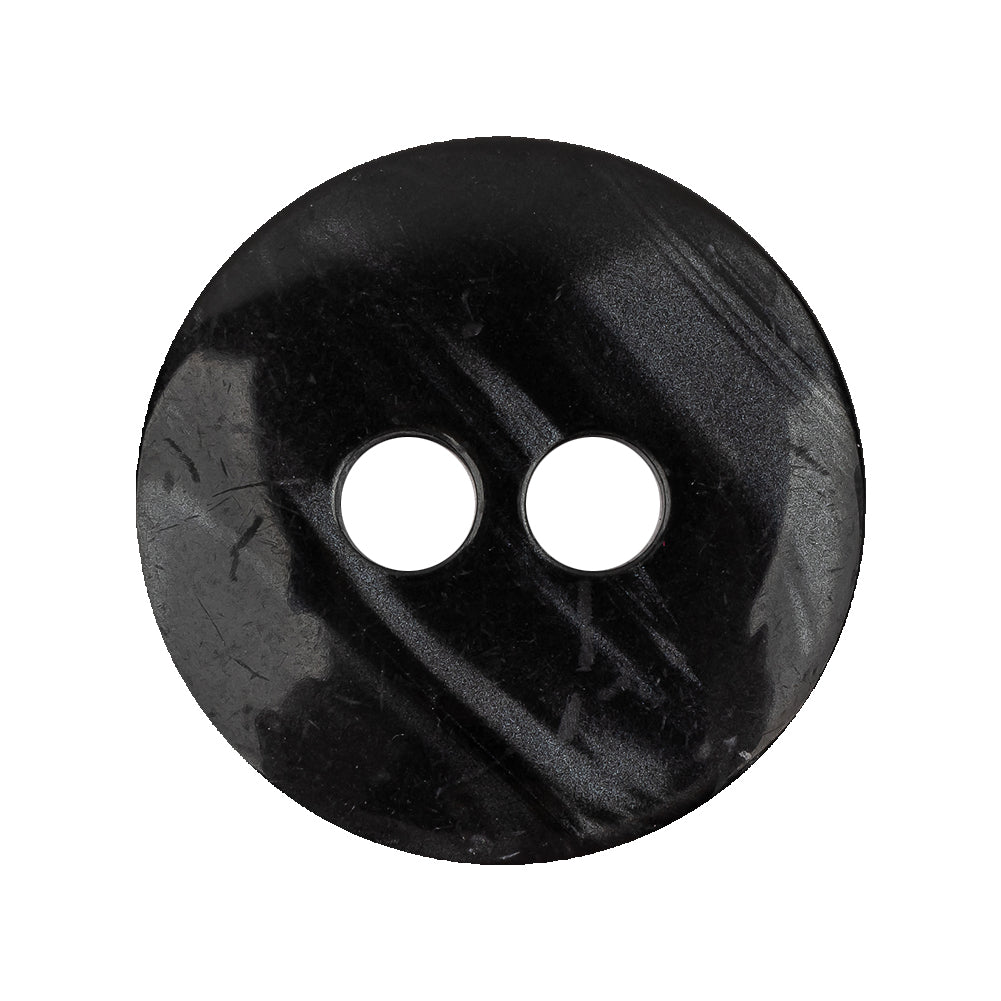 Italian Thunder Storm Gray Tiny Mound 2-Hole Plastic Blazer Button - 44L/28mm Detail Italian Thunder Storm Gray Tiny Mound 2-Hole Plastic Blazer Button - 44L/28mm Detail