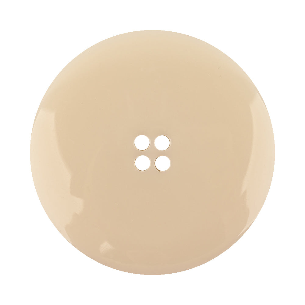 Italian Translucent Antique White Semi-Iridescent 4-Hole Plastic Blazer Button - 54L/34mm Detail Italian Translucent Antique White Semi-Iridescent 4-Hole Plastic Blazer Button - 54L/34mm Detail