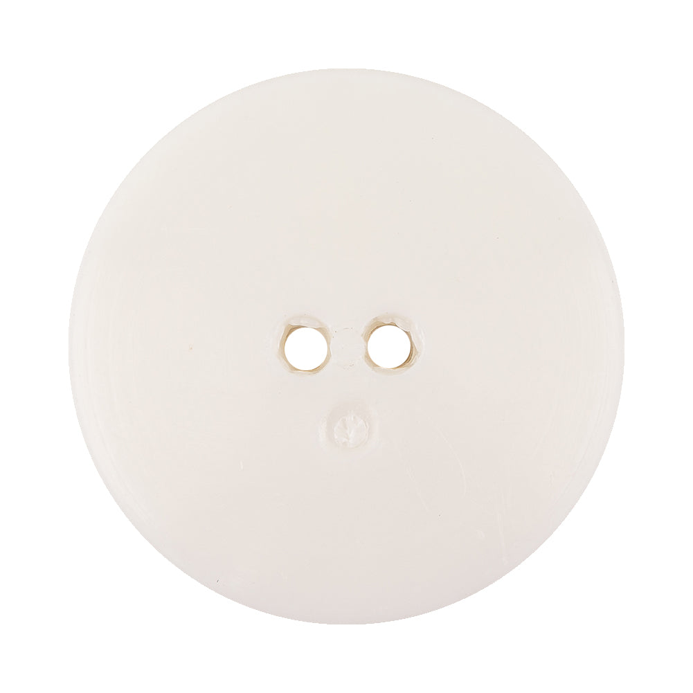 Italian White Abstract Textured Plastic Jacket Button - 54L/34mm Detail Italian White Abstract Textured Plastic Jacket Button - 54L/34mm Detail