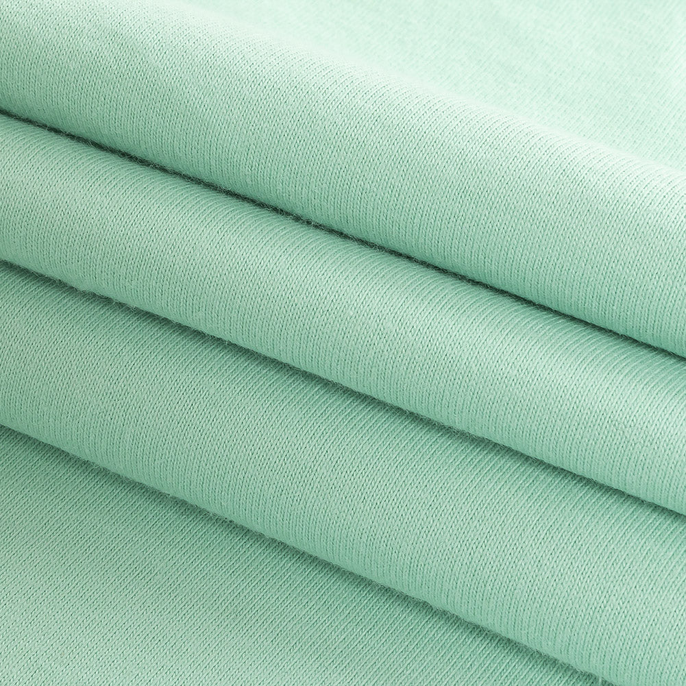 Aqua Tubular Cotton Jersey Folded Aqua Tubular Cotton Jersey Folded