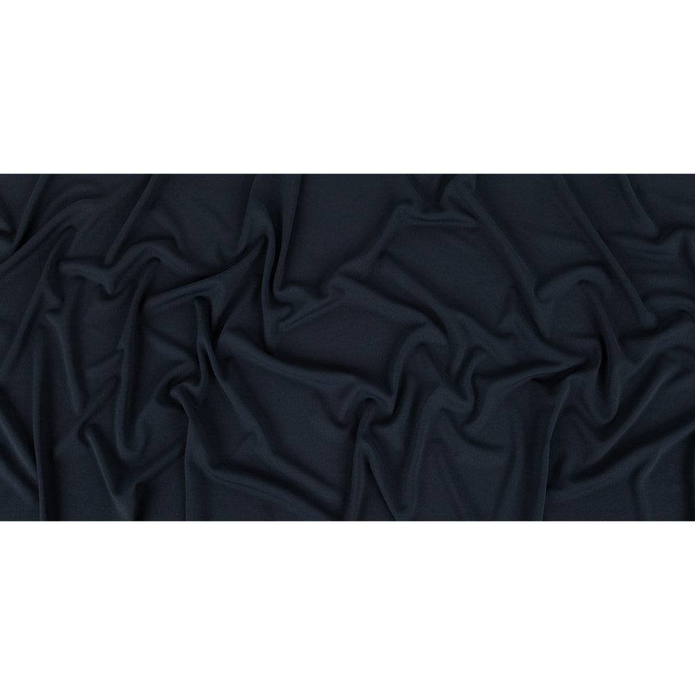 Navy Polyester Interlock Knit Full Navy Polyester Interlock Knit Full