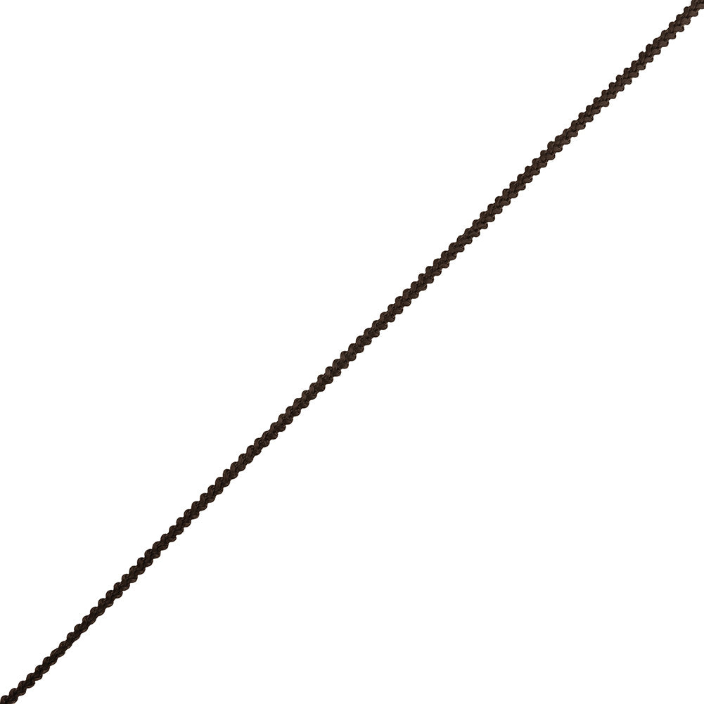 Brown Cotton Blend Braided Trim - 0.1875" Brown Cotton Blend Braided Trim - 0.1875"