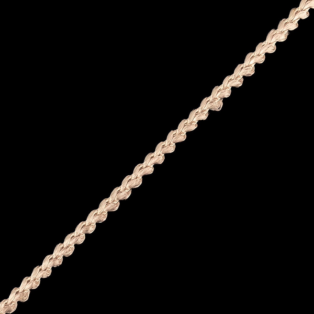 Shell Cotton Blend Braided Trim - 0.1875" Detail Shell Cotton Blend Braided Trim - 0.1875" Detail