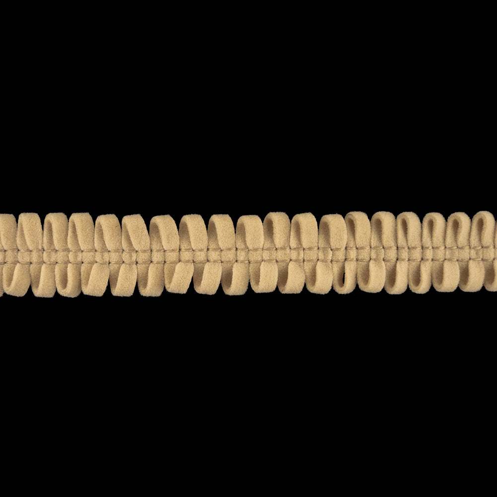Cream Loopy Faux Suede Trim - 0.625" Cream Loopy Faux Suede Trim - 0.625"