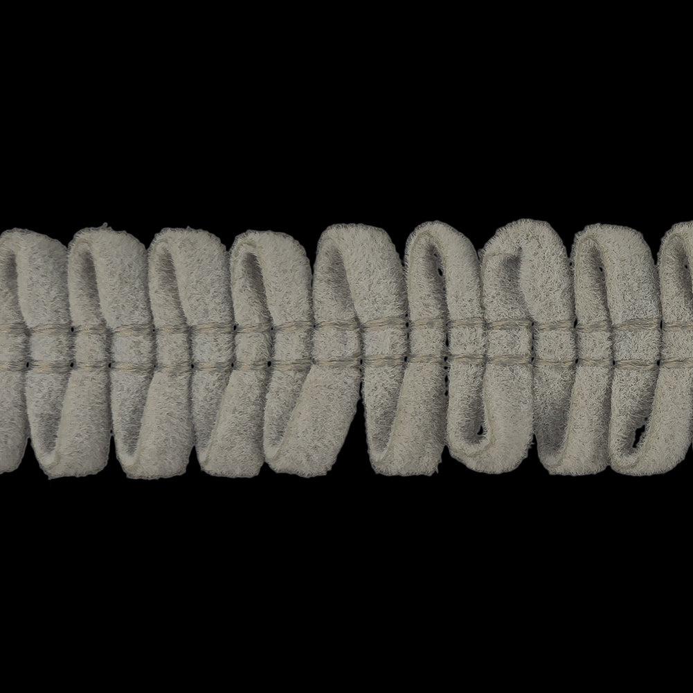 Cool Gray Loopy Faux Suede Trim - 0.625" Detail Cool Gray Loopy Faux Suede Trim - 0.625" Detail