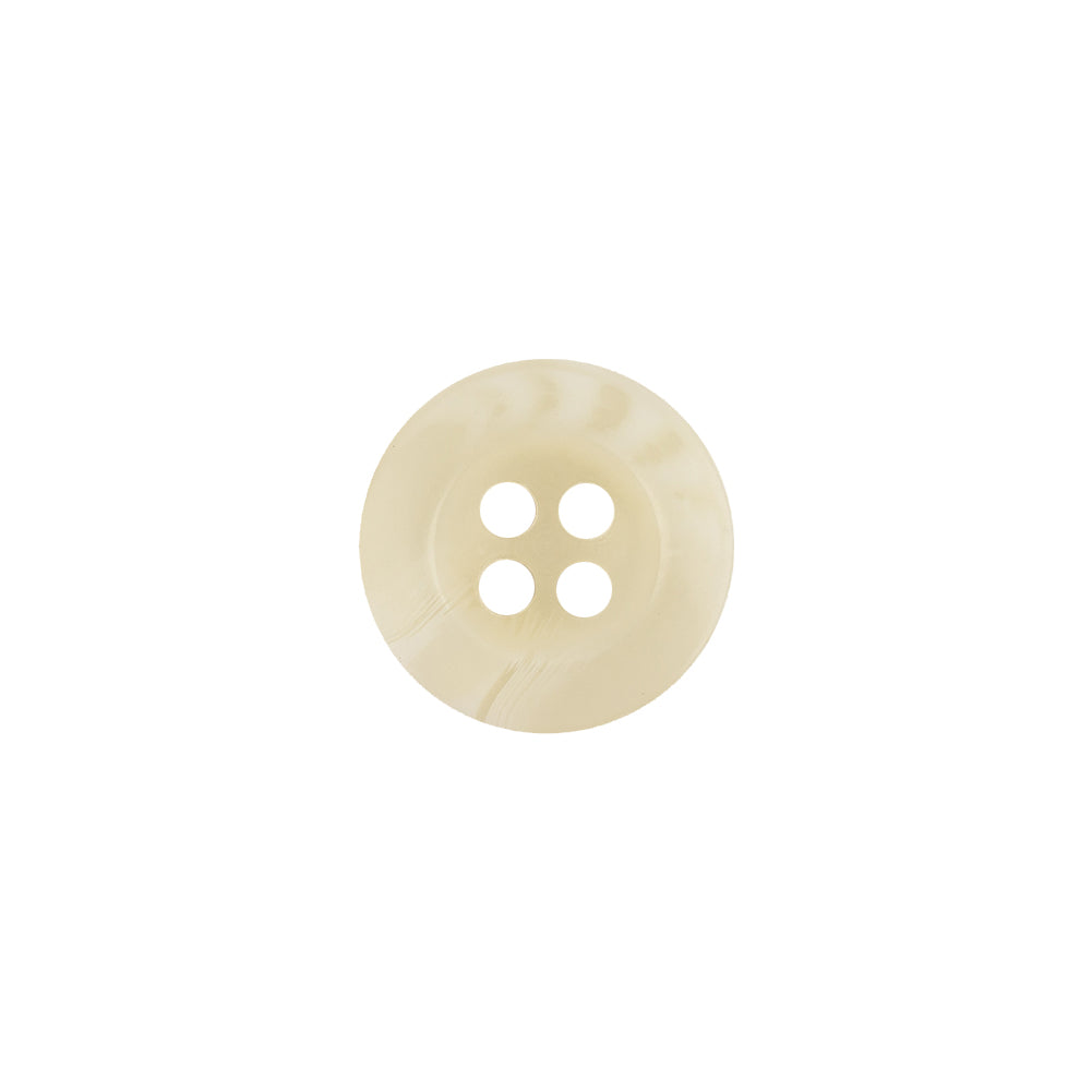 Lily White and Winter White Swirl 4-Hole Plastic Shirt Button - 20L/12.5mm Lily White and Winter White Swirl 4-Hole Plastic Shirt Button - 20L/12.5mm