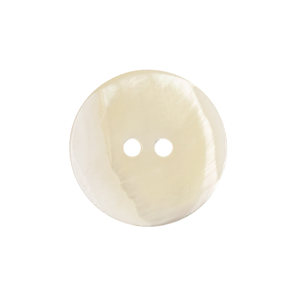 Antique White Pearl Tinted Abstract 2-Hole Button with Decorative Rim - 36L/23mm Detail Antique White Pearl Tinted Abstract 2-Hole Button with Decorative Rim - 36L/23mm Detail