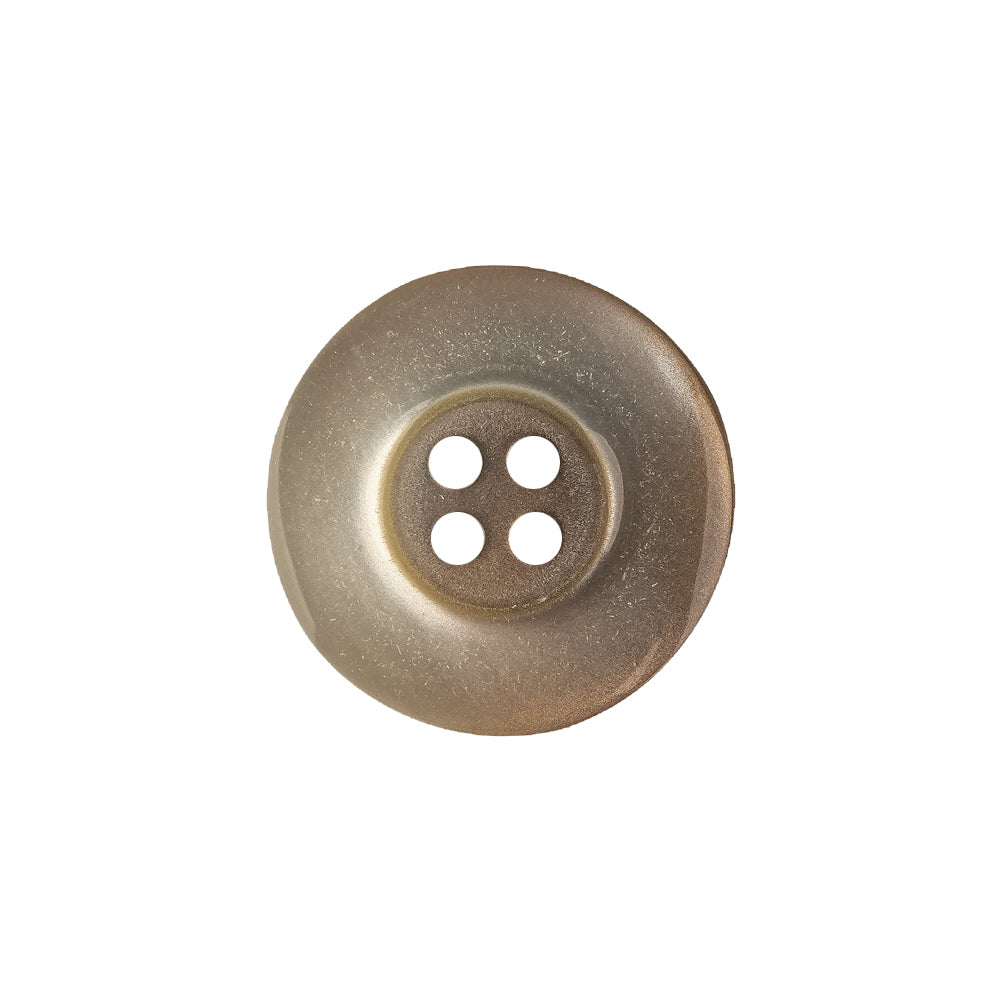 Iridescent Doe and Suntan Ombre 4-Hole Dish Style Jacket Button - 32L/20mm Iridescent Doe and Suntan Ombre 4-Hole Dish Style Jacket Button - 32L/20mm