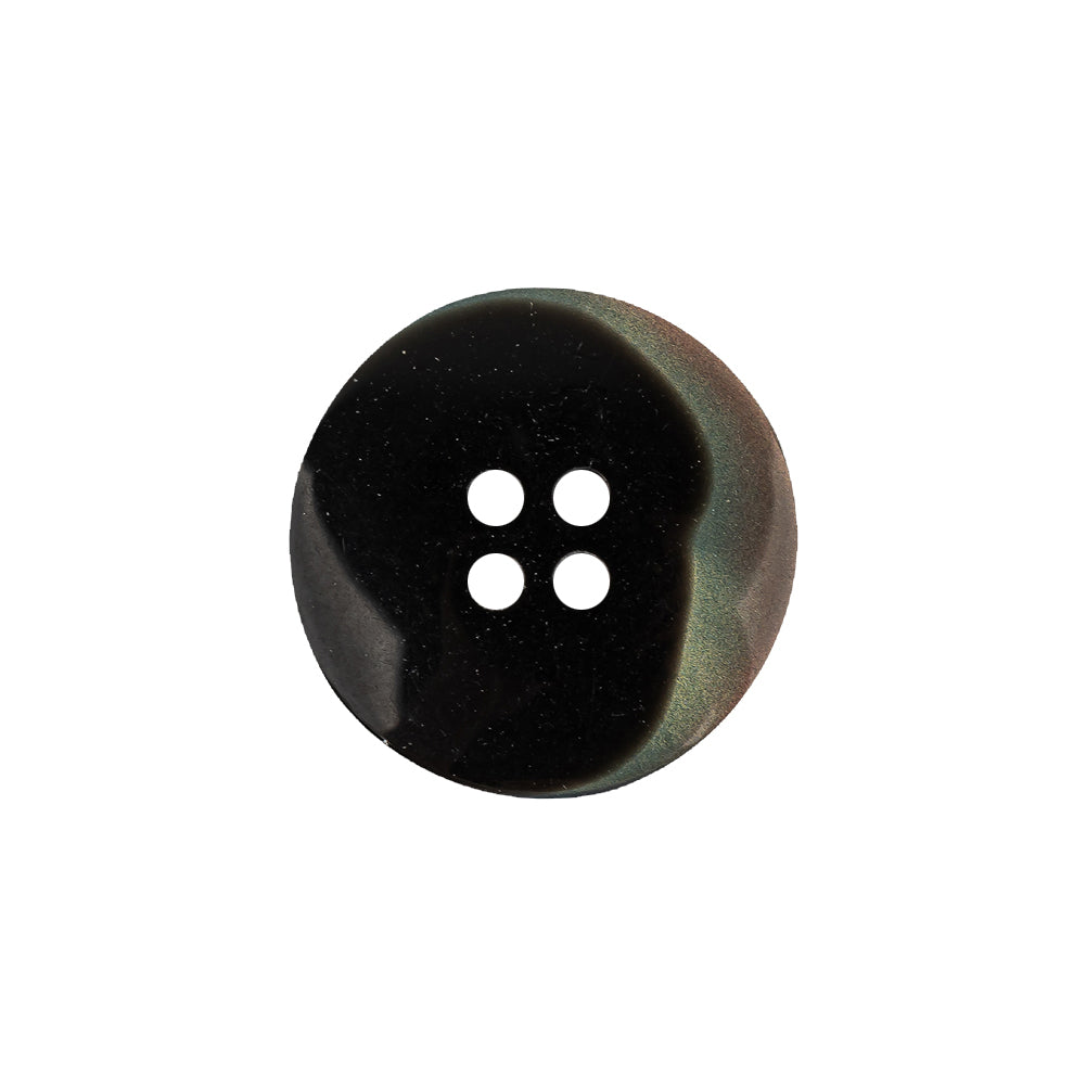 Iridescent Silver Blue and Brown Ombre 4-Hole Dish Style Jacket Button - 32L/20mm Detail Iridescent Silver Blue and Brown Ombre 4-Hole Dish Style Jacket Button - 32L/20mm Detail
