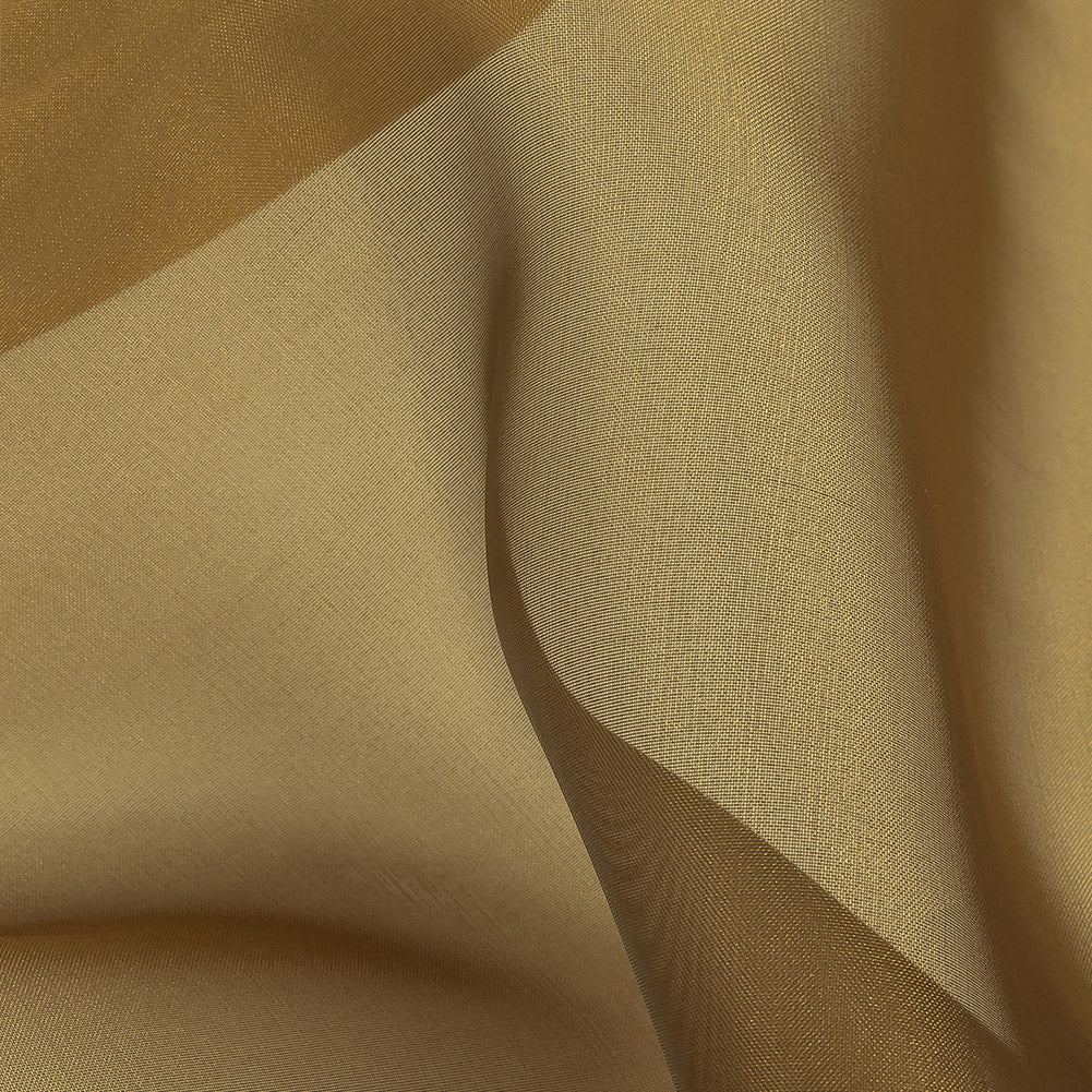Golden Olive Polyester Organza Detail Golden Olive Polyester Organza Detail