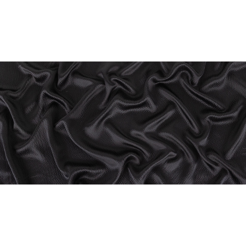 Black Striped Silk Seersucker Full Black Striped Silk Seersucker Full