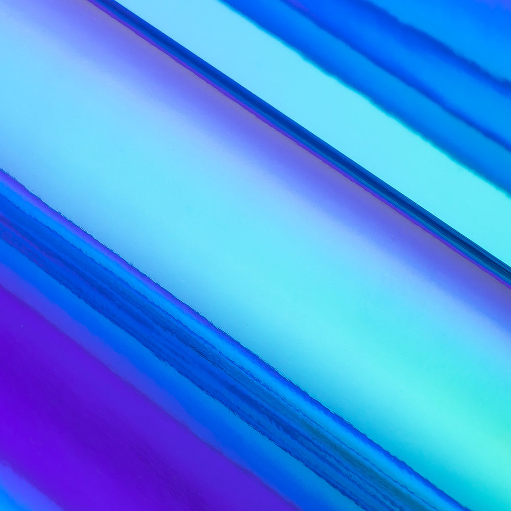 Iridescent Vinyl with Fabric Backing - Purple and Blue - Kiki Collection Iridescent Vinyl with Fabric Backing - Purple and Blue - Kiki Collection
