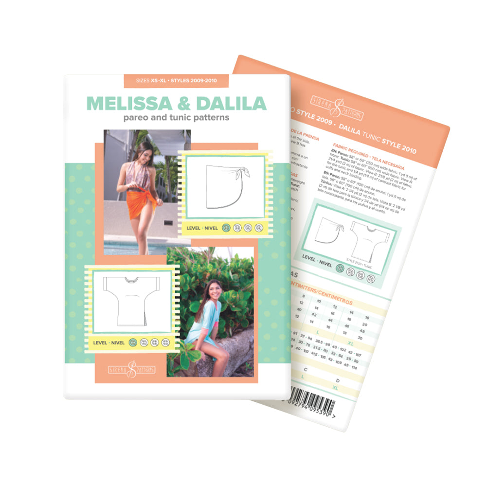 Coverups: Dalila Tunic & Melissa Pareo Sirena Sewing Pattern Coverups: Dalila Tunic & Melissa Pareo Sirena Sewing Pattern