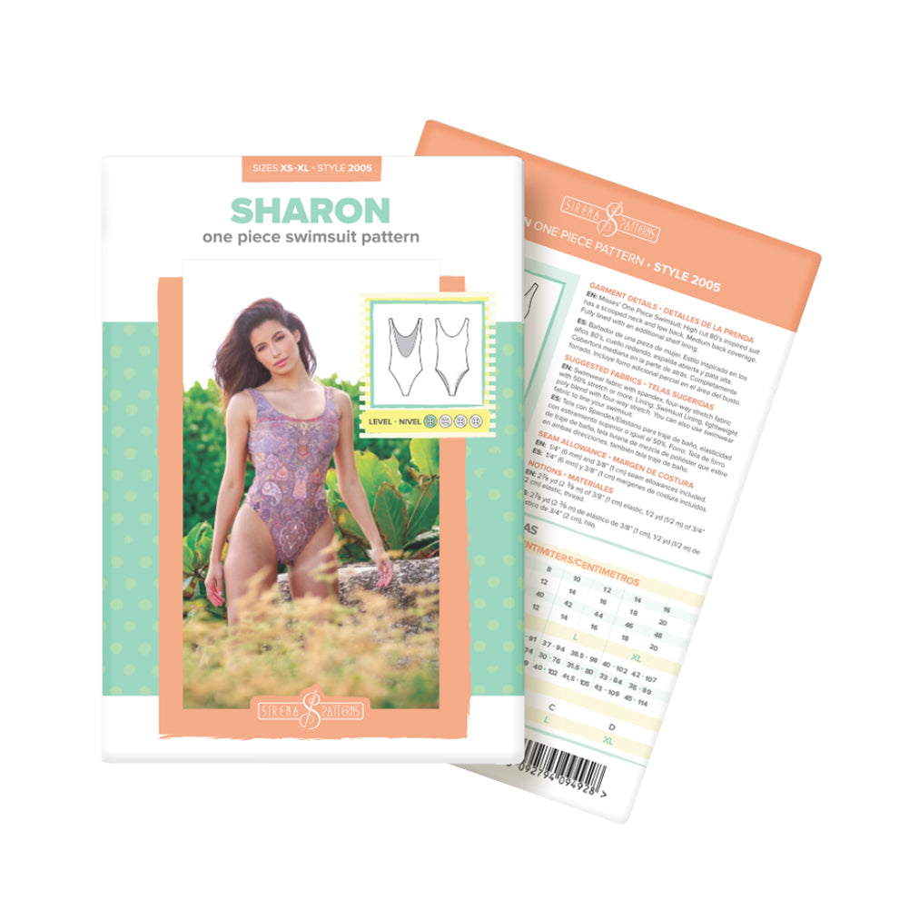 Sharon One Piece Swimsuit Sirena Sewing Pattern Sharon One Piece Swimsuit Sirena Sewing Pattern