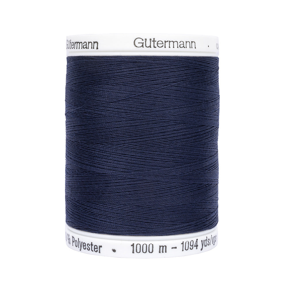 Gutermann Sew All Thread 1000m - 272 Navy Detail Gutermann Sew All Thread 1000m - 272 Navy Detail