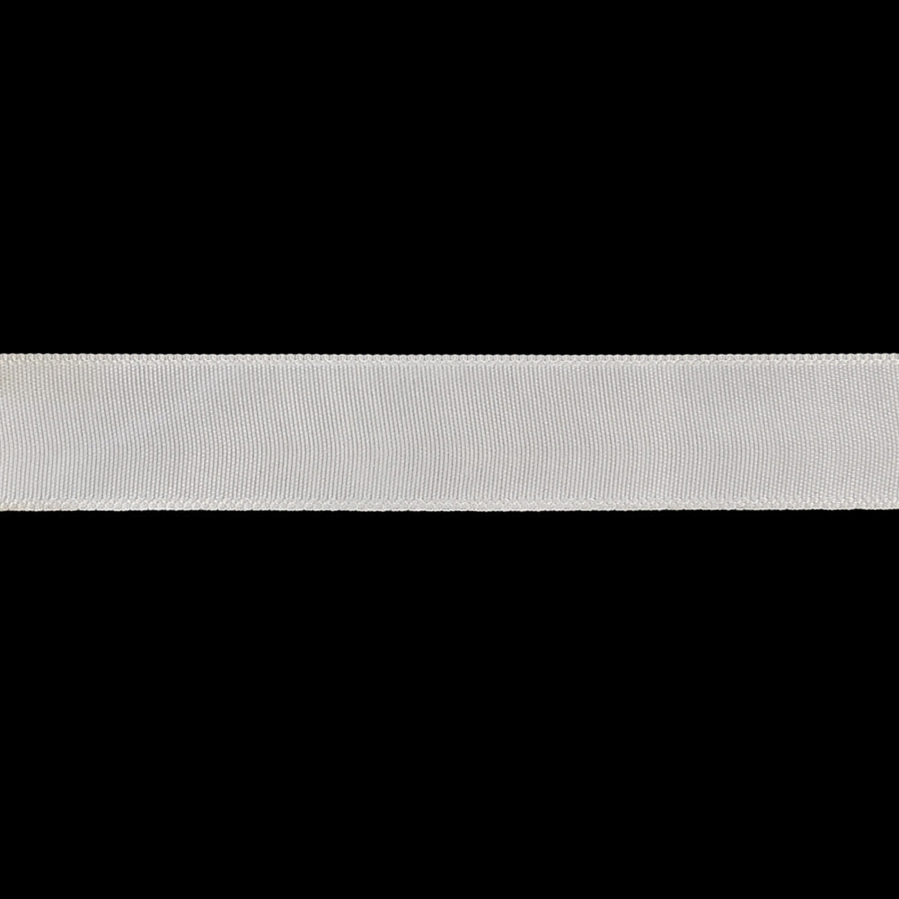 White Single Faced Satin Ribbon - 0.625" Detail White Single Faced Satin Ribbon - 0.625" Detail
