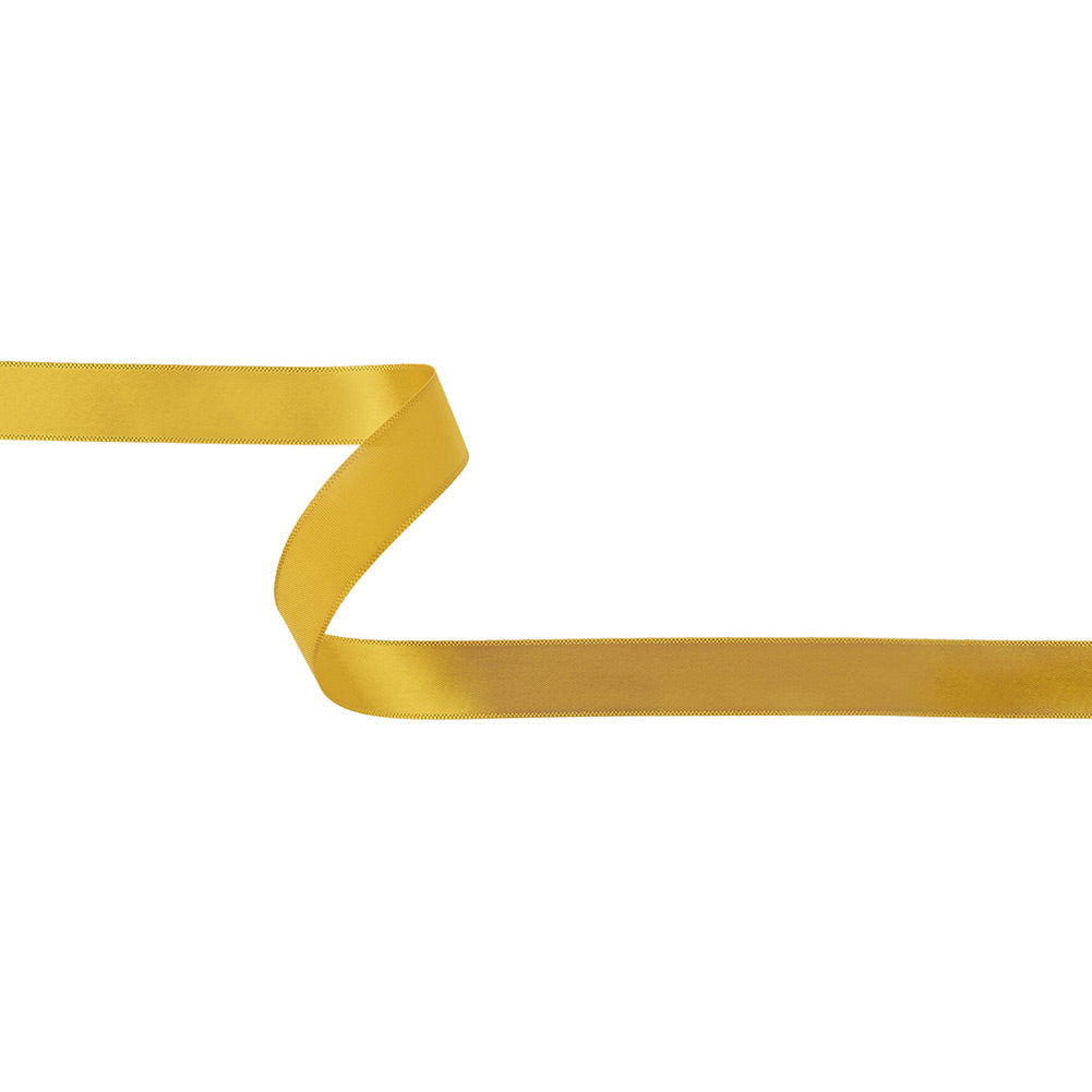Amber Single Faced Satin Ribbon - 0.625" Amber Single Faced Satin Ribbon - 0.625"