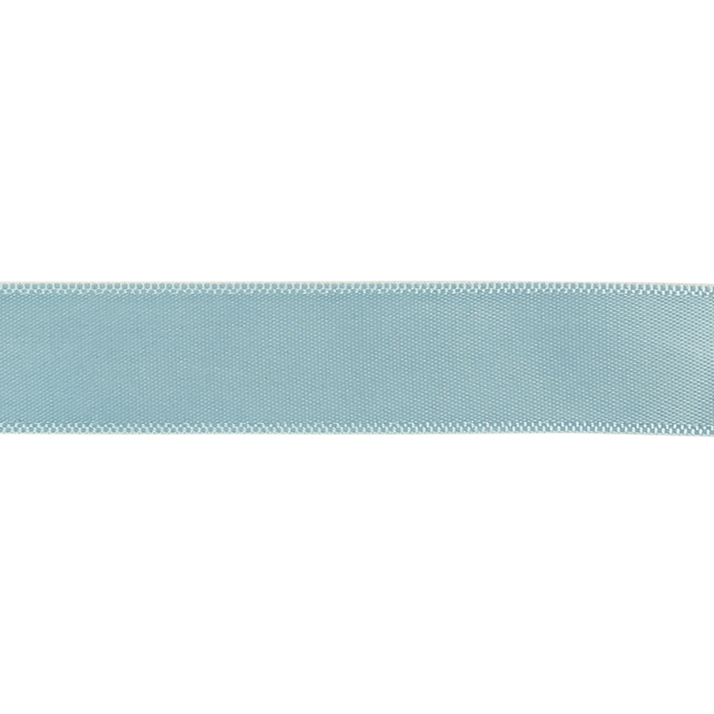 Pale Blue Single Faced Satin Ribbon - 0.625" Detail Pale Blue Single Faced Satin Ribbon - 0.625" Detail