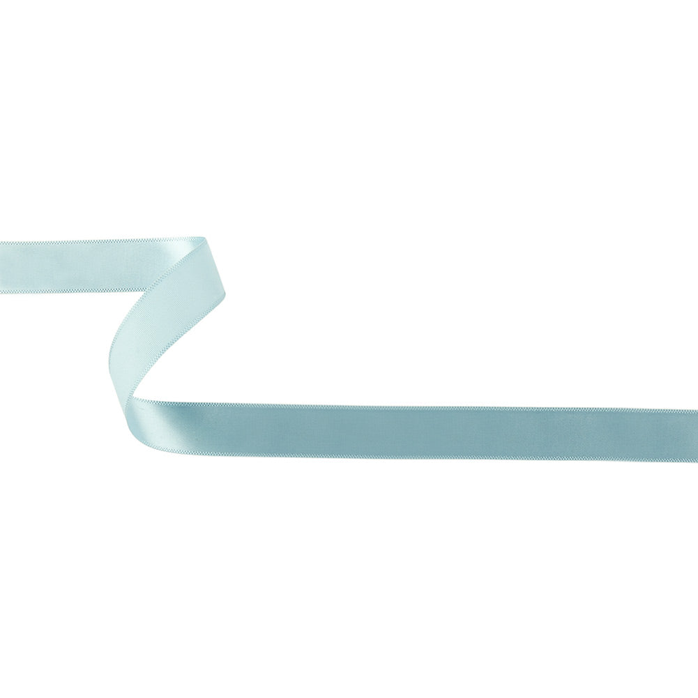 Pale Blue Single Faced Satin Ribbon - 0.625" Pale Blue Single Faced Satin Ribbon - 0.625"