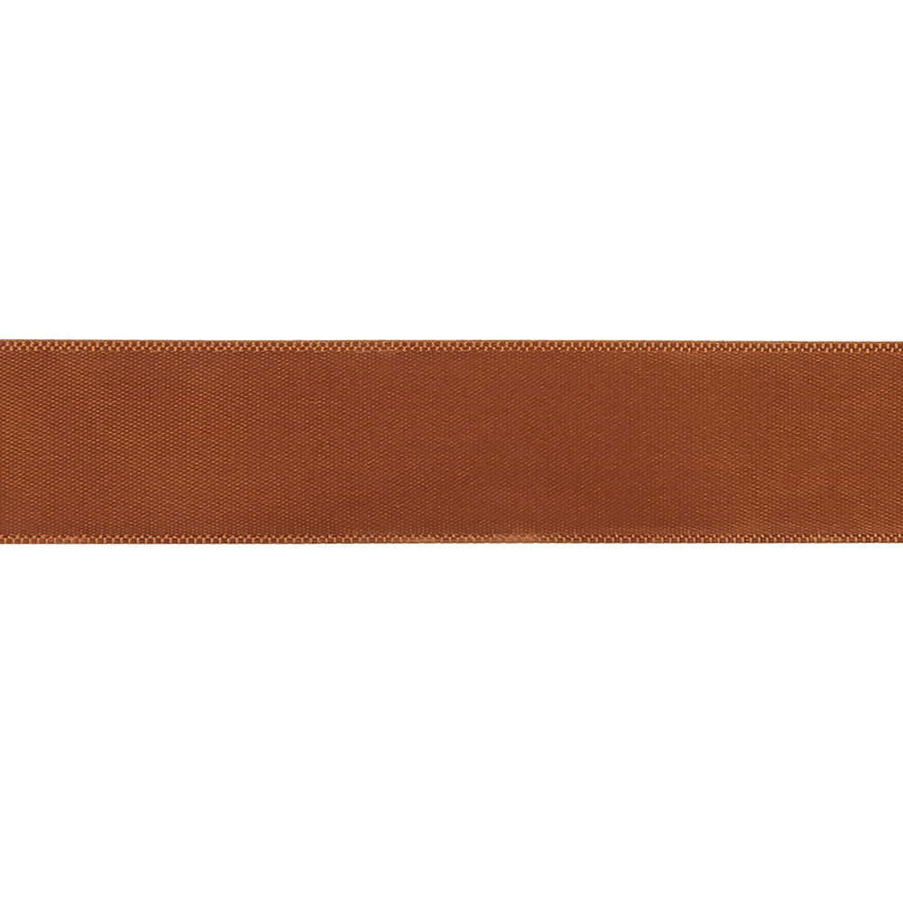 Autumn Leaf Single Faced Satin Ribbon - 0.875" Detail Autumn Leaf Single Faced Satin Ribbon - 0.875" Detail