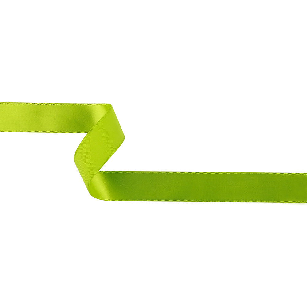 Lime Single Faced Satin Ribbon - 0.875" Lime Single Faced Satin Ribbon - 0.875"