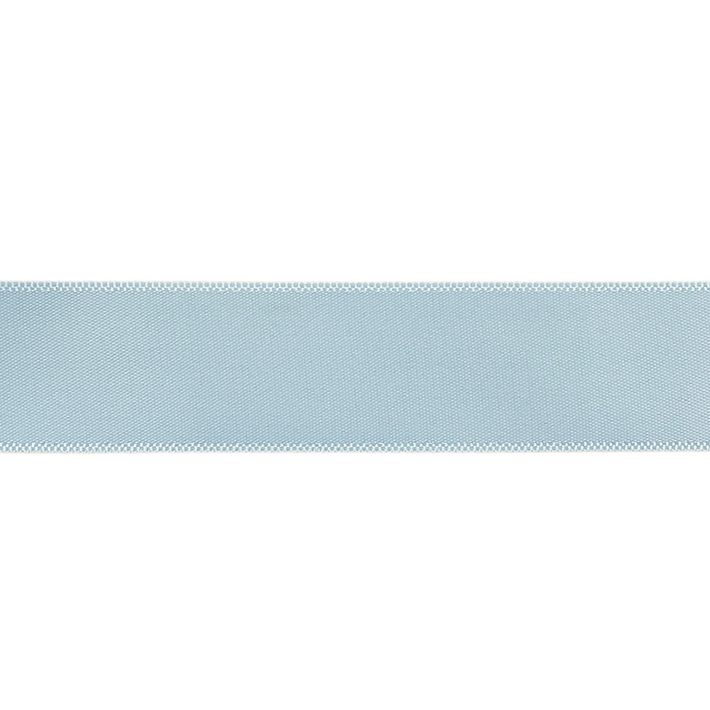 Pale Blue Single Faced Satin Ribbon - 0.875" Detail Pale Blue Single Faced Satin Ribbon - 0.875" Detail