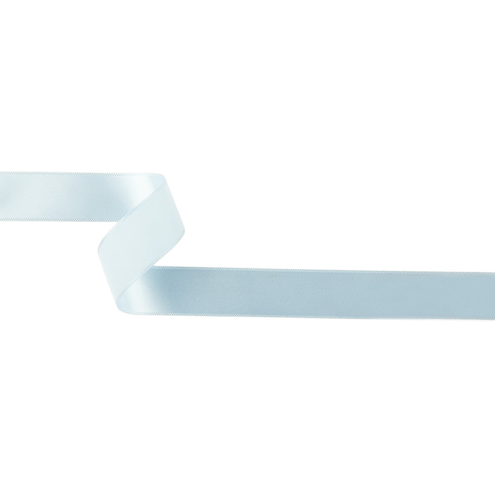 Pale Blue Single Faced Satin Ribbon - 0.875" Pale Blue Single Faced Satin Ribbon - 0.875"