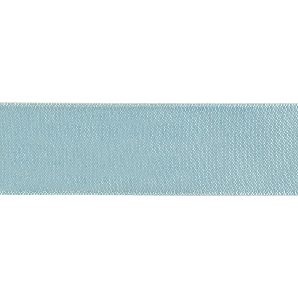 Pale Blue Single Faced Satin Ribbon - 1" Detail Pale Blue Single Faced Satin Ribbon - 1" Detail