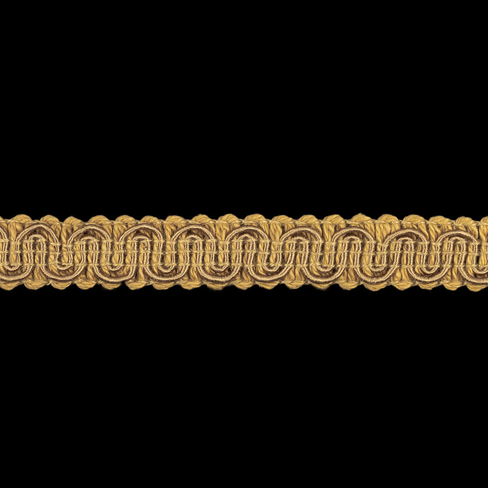 Taupe Wavy Braided Trim - 0.5" Detail Taupe Wavy Braided Trim - 0.5" Detail