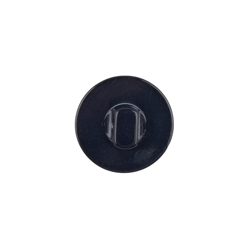 Italian Midnight Navy Cone Shaped Shank Back Button - 24L/15mm Detail Italian Midnight Navy Cone Shaped Shank Back Button - 24L/15mm Detail