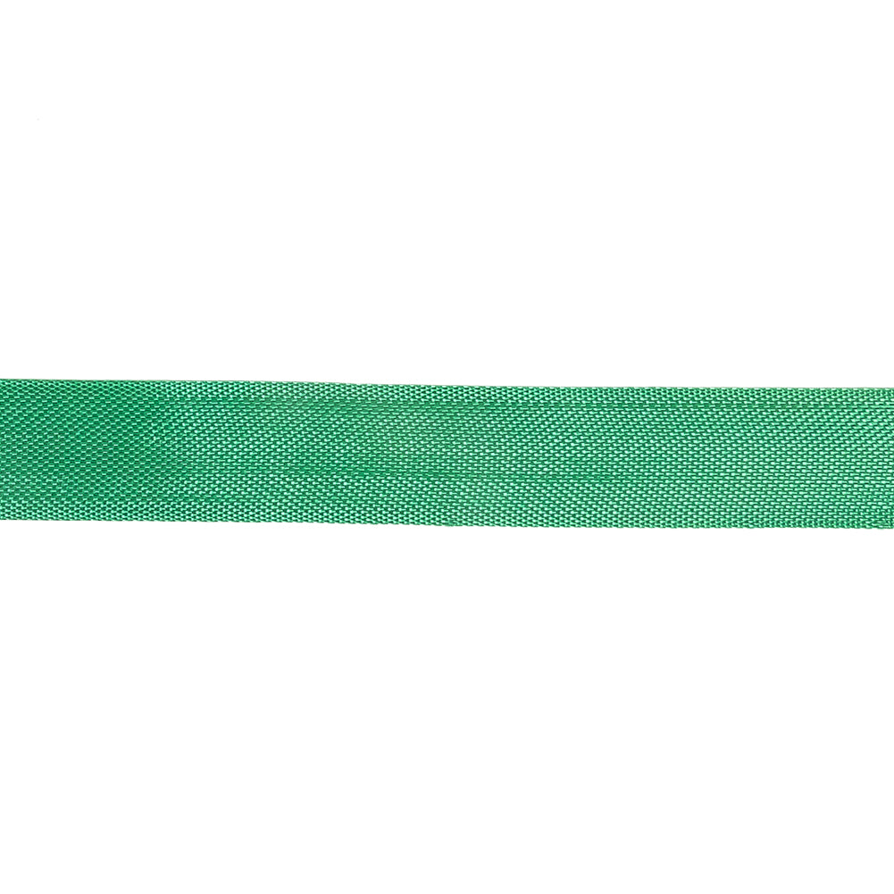 Sea Green Woven Edge Rayon Seam Binding - 0.5" Detail Sea Green Woven Edge Rayon Seam Binding - 0.5" Detail