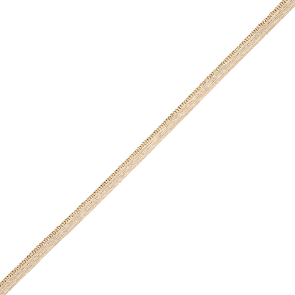 Gilded Travertine Cotton Blend Twisted Cord with Lip - 0.375" Gilded Travertine Cotton Blend Twisted Cord with Lip - 0.375"