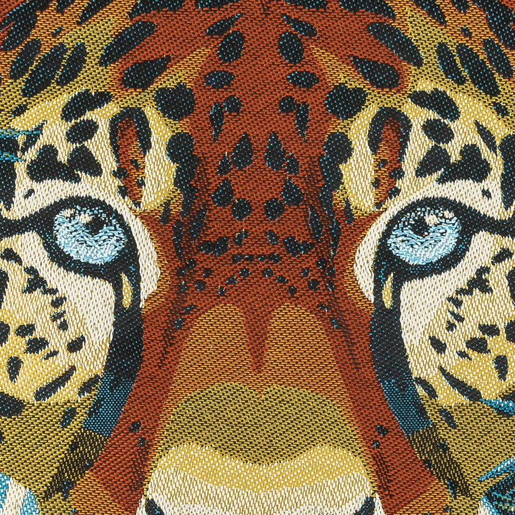French Caribbean Jungle Fever Oversized Square Patch - 18.875" Detail French Caribbean Jungle Fever Oversized Square Patch - 18.875" Detail