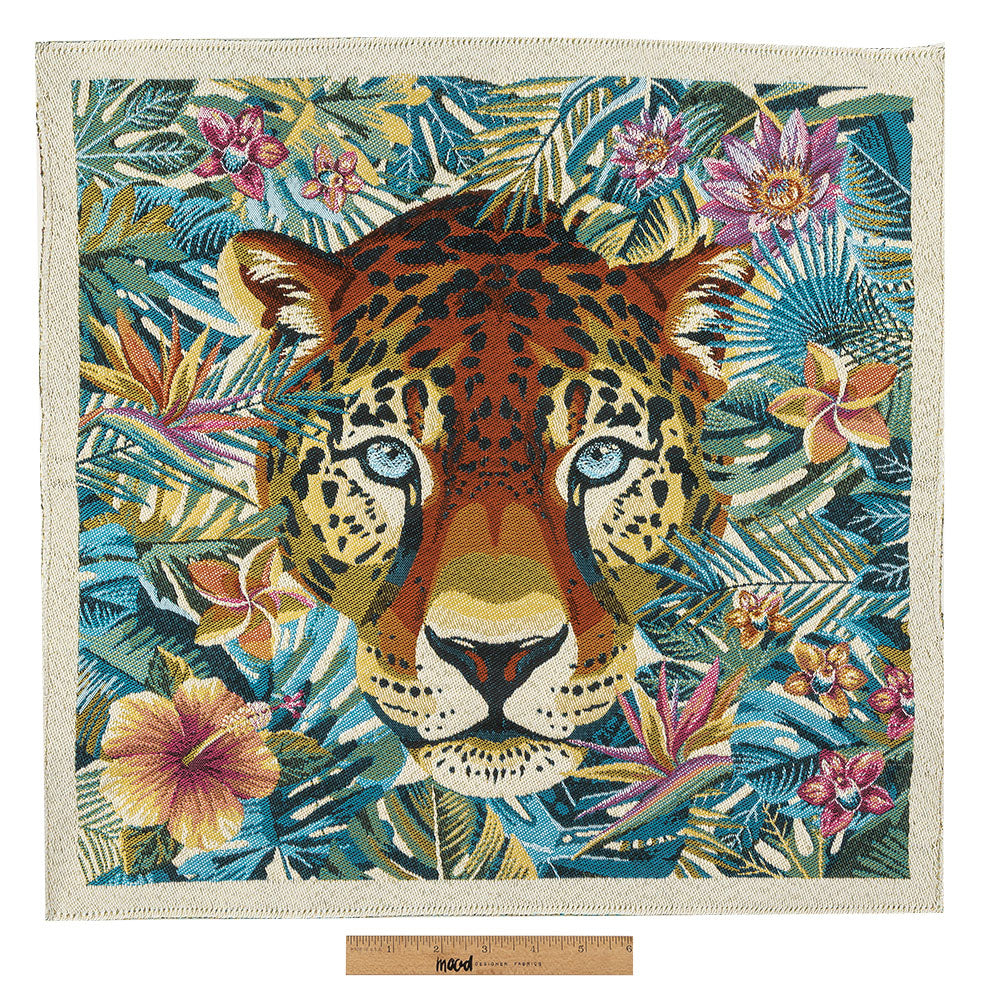 French Caribbean Jungle Fever Oversized Square Patch - 18.875" Full French Caribbean Jungle Fever Oversized Square Patch - 18.875" Full
