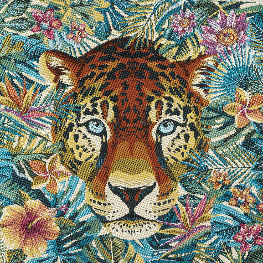 French Caribbean Jungle Fever Oversized Square Patch - 18.875" French Caribbean Jungle Fever Oversized Square Patch - 18.875"