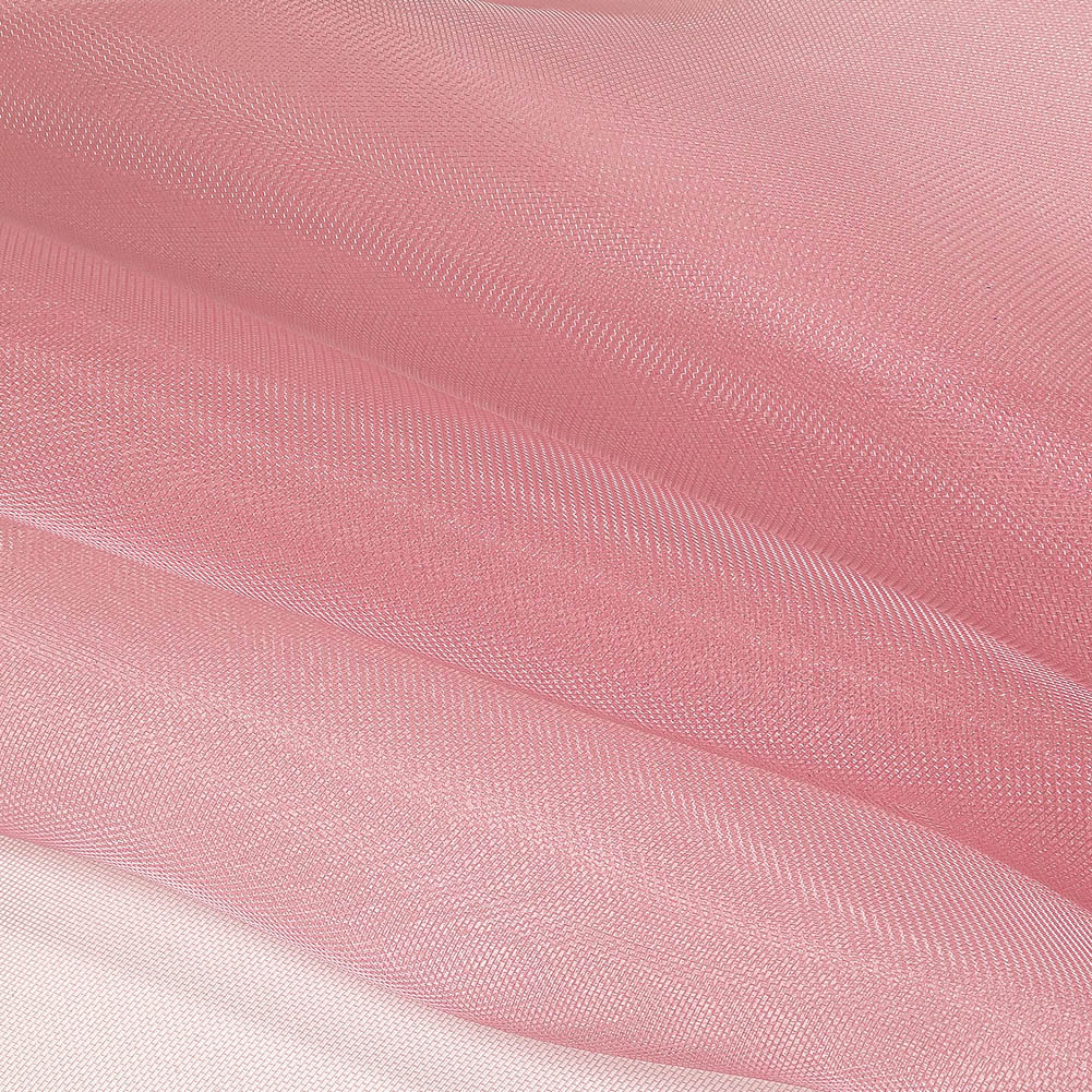 Stiff Mesh-Like Polyester Organza - Rose - Iris Collection Folded Stiff Mesh-Like Polyester Organza - Rose - Iris Collection Folded