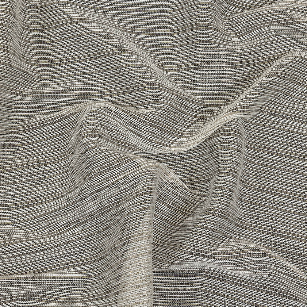 Metallic Gold and White Barcode Stripes Luxe Novelty Mesh Metallic Gold and White Barcode Stripes Luxe Novelty Mesh