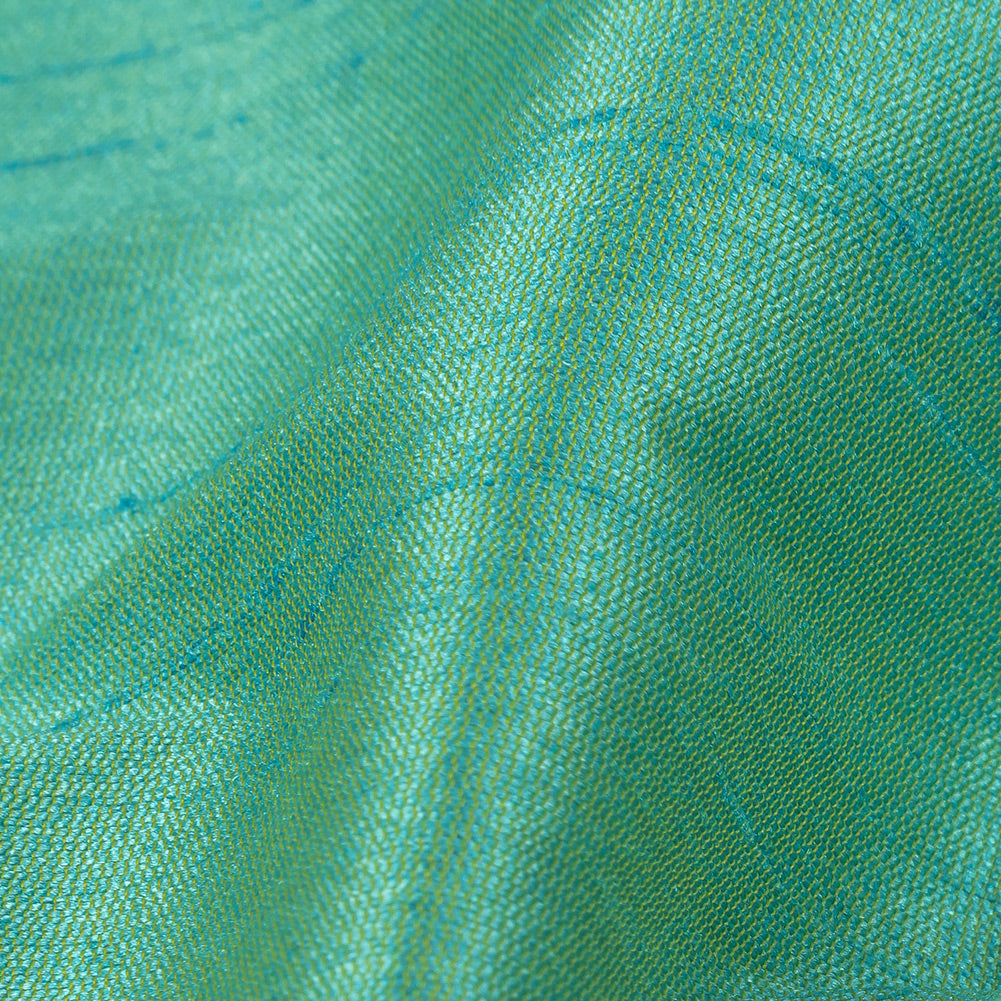 Polyester Shantung - Ocean Green - Eirian Collection Polyester Shantung - Ocean Green - Eirian Collection
