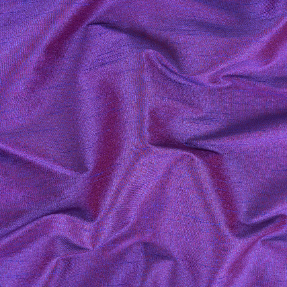 Polyester Shantung - Purple - Eirian Collection Polyester Shantung - Purple - Eirian Collection